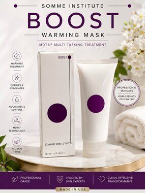 Somme Institute Boost Warming Mask 3 oz 89ml MDT5 Multi-Tasking Face Treatment